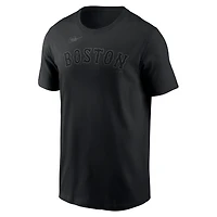T-shirt avec nom et numéro Nike David Ortiz pour homme, noir, Boston Red Sox