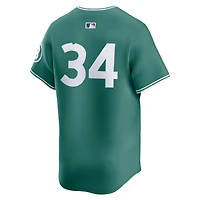 Men's Nike David Ortiz Green Boston Red Sox 2025 City Connect Limited Retired Player Jersey