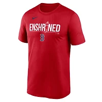T-shirt Nike David Ortiz rouge Boston Red Sox Legend Enshrined Performance pour homme