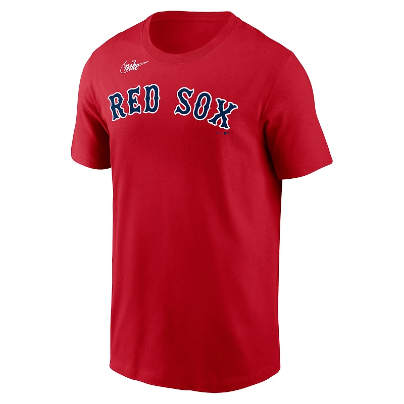 T-shirt Nike David Ortiz pour homme avec nom et numéro des Red Sox de Boston rouge
