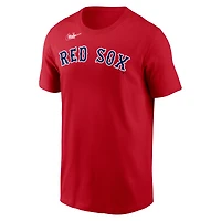 T-shirt Nike David Ortiz pour homme avec nom et numéro des Red Sox de Boston rouge