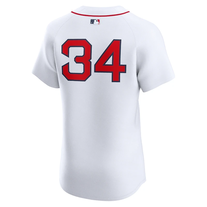 Maillot Nike David Ortiz pour homme, blanc, Boston Red Sox, élite domicile