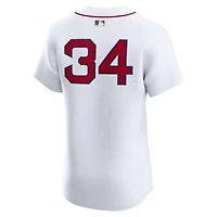 Maillot Nike David Ortiz blanc domicile Elite des Red Sox de Boston pour homme