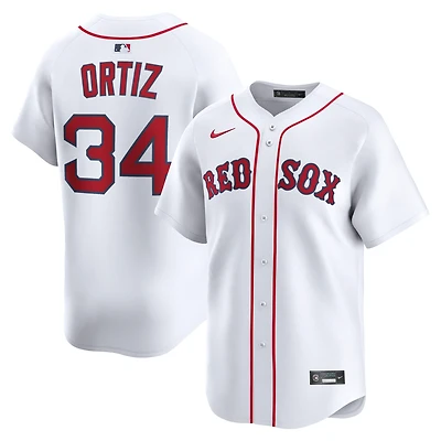 Men's Nike David Ortiz White Boston Red Sox Home Limited Jersey