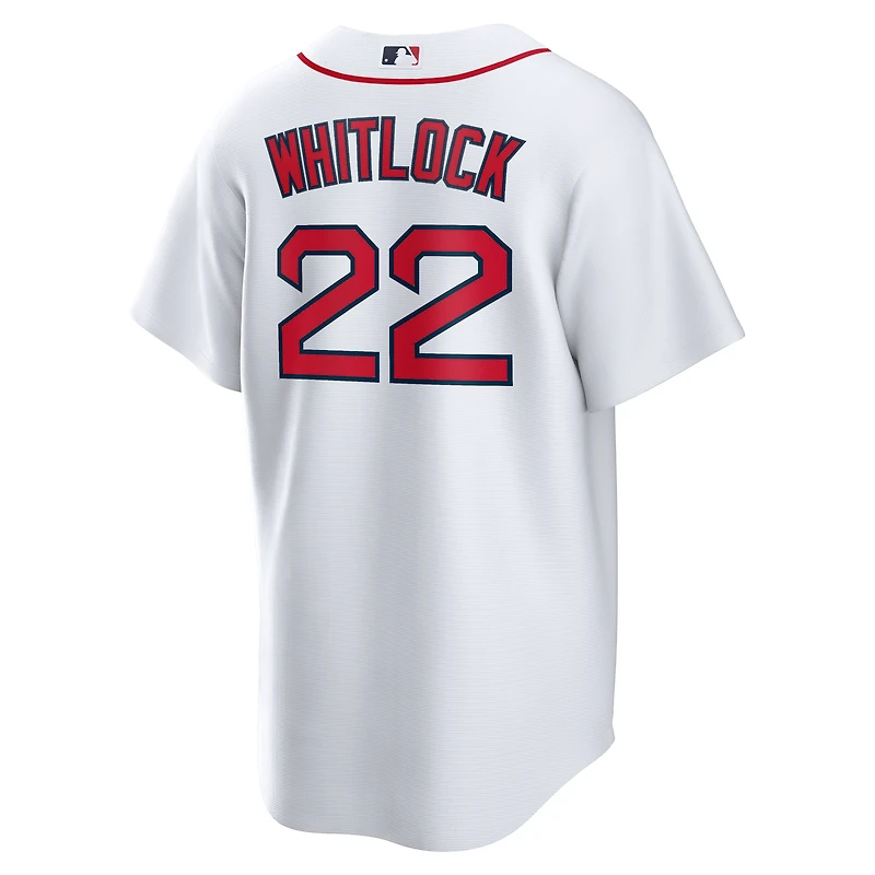 Maillot réplique à domicile des Red Sox de Boston Garrett Whitlock pour homme, blanc, Nike