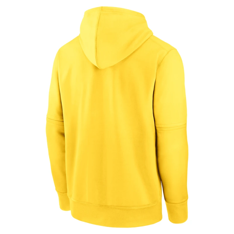 Sweat à capuche Nike Gold Boston Red Sox Authentic Collection City Connect Performance pour homme