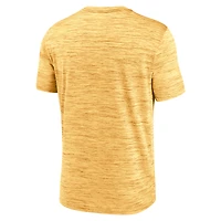 T-shirt Nike Gold Boston Red Sox Authentic Collection City Connect Velocity Performance pour homme