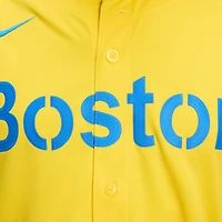 Men's Nike  Gold Boston Red Sox City Connect Limited Jersey