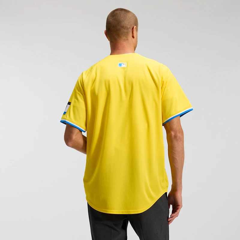 Men's Nike  Gold Boston Red Sox City Connect Limited Jersey