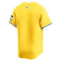 Men's Nike  Gold Boston Red Sox City Connect Limited Jersey