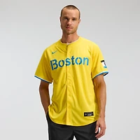 Men's Nike  Gold Boston Red Sox City Connect Limited Jersey