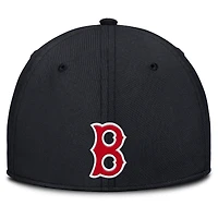 Casquette Nike Performance Flex gris/bleu marine Boston Red Sox Rise Swoosh pour homme