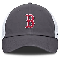 Casquette de camionneur ajustable Nike grise Boston Red Sox pour homme