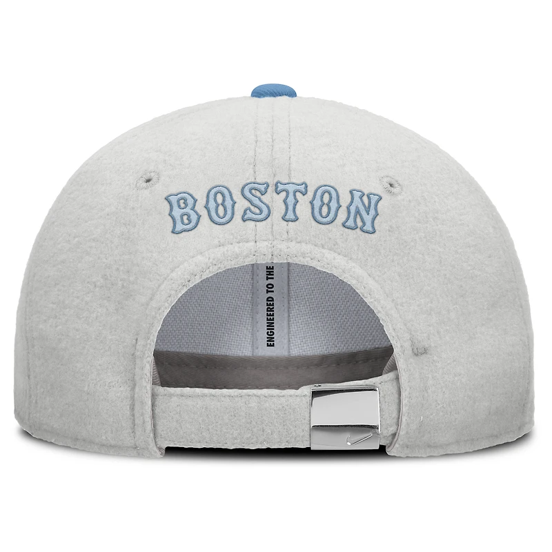 Casquette ajustable Nike grise Boston Red Sox Club pour homme