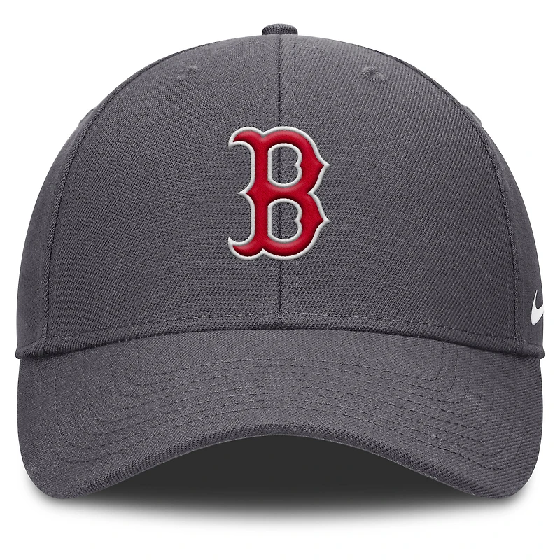 Casquette ajustable Nike Boston Red Sox Club Performance pour homme, grise