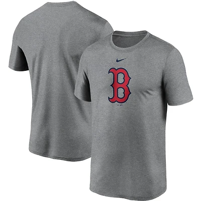 T-shirt Nike pour hommes, gris, Boston Red Sox, grand logo Legend Performance