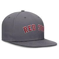 Casquette Nike True Fitted Boston Red Sox grise pour homme