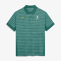 Men's Nike Green/White Boston Red Sox Authentic Collection City Connect Striped Victory Dri-FIT Polo