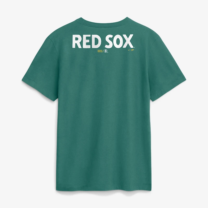 Men's Nike Green Boston Red Sox City Connect 2-Hit T-Shirt