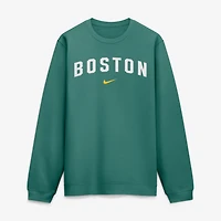 Sweat-shirt Nike vert Boston Red Sox City Connect Club pour homme
