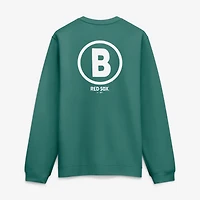 Sweat-shirt Nike vert Boston Red Sox City Connect Club pour homme