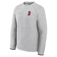 Sweat-shirt Nike Tech Fleece raglan pour homme, coloris charbon chiné, des Boston Red Sox
