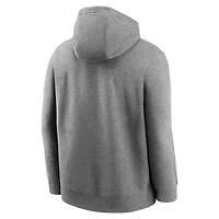 Sweat à capuche Nike City Connect Club 2025 gris chiné pour homme des Boston Red Sox