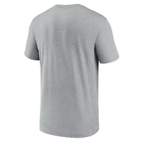 T-shirt Nike Tricode Legend Performance gris chiné des Boston Red Sox pour homme