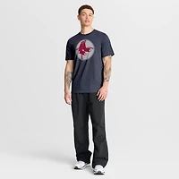 T-shirt Nike Heather Navy pour homme, logo Cooperstown des Boston Red Sox, mélange de trois matières