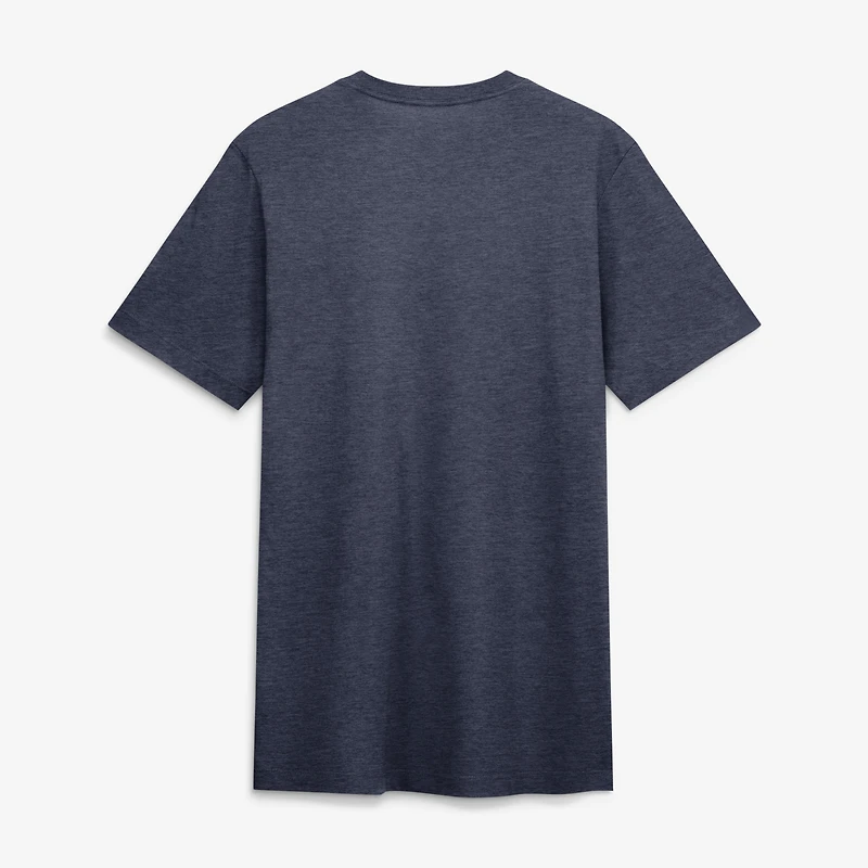 T-shirt Nike Heather Navy pour homme, logo Cooperstown des Boston Red Sox, mélange de trois matières