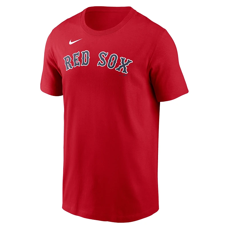 Men's Nike Jarren Duran Red Boston Sox Name & Number T-Shirt