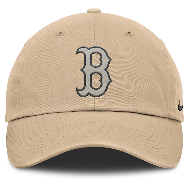 Men's Nike Khaki Boston Red Sox Club Adjustable Hat
