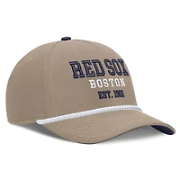 Men's Nike  Khaki Boston Red Sox Father's Day Rope Rise Adjustable Hat