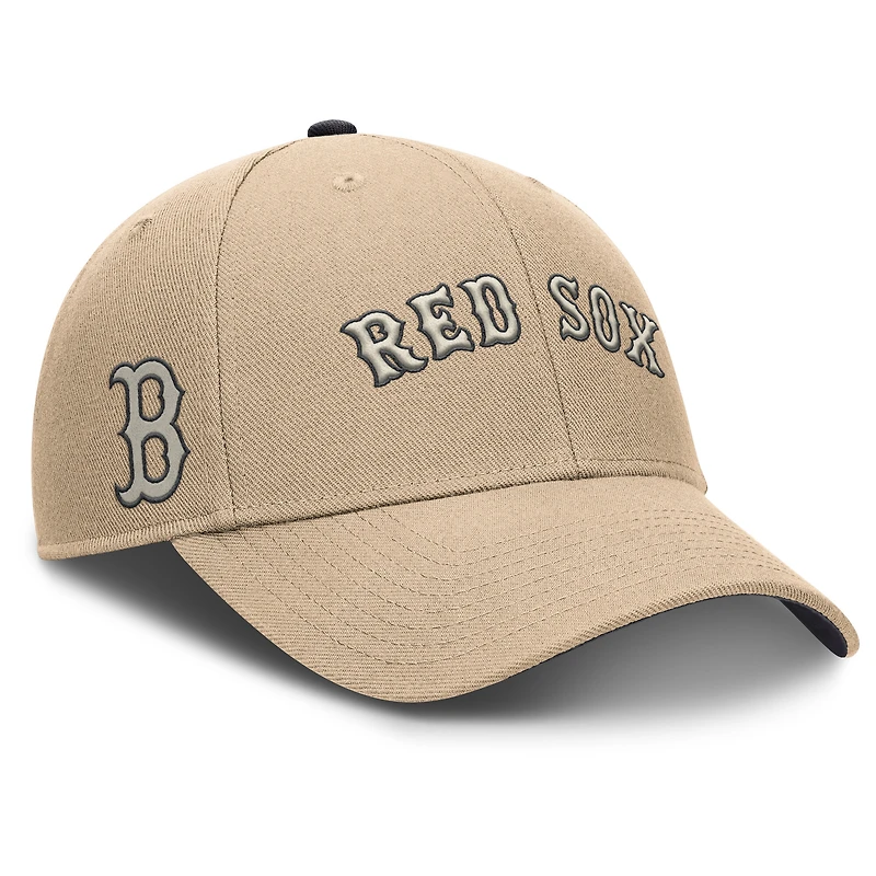 Men's Nike Khaki Boston Red Sox Rise Adjustable Hat