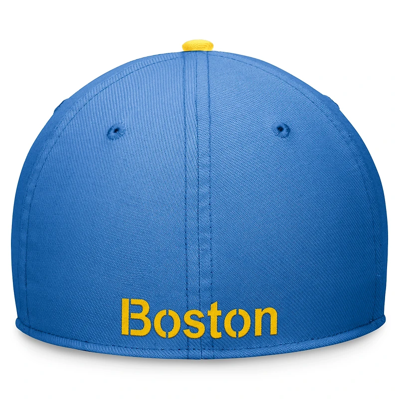 Men's Nike Light Blue/Gold Boston Red Sox 2024 City Connect Swoosh Flex Hat
