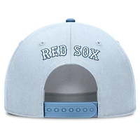Casquette ajustable Nike Boston Red Sox Rise Dri-Fit bleu clair pour homme