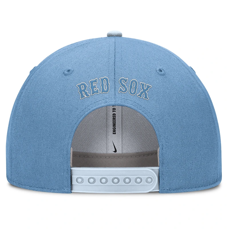Men's Nike Light Blue Boston Red Sox Rise Dri-Fit Adjustable Hat