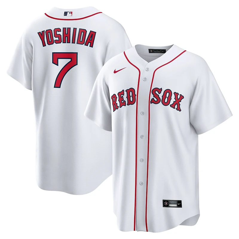 Maillot réplique Nike Masataka Yoshida pour homme, blanc, des Red Sox de Boston