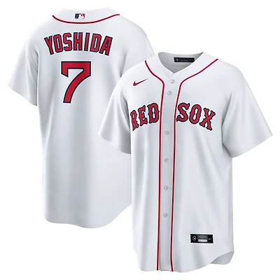 Maillot réplique Nike Masataka Yoshida pour homme, blanc, des Red Sox de Boston