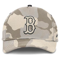 Men's Nike Natural Boston Red Sox Camo Pack Rise Adjustable Hat