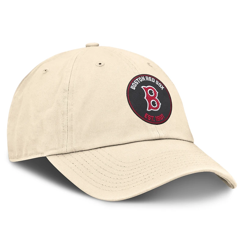 Men's Nike Natural Boston Red Sox Cooperstown Collection Club Adjustable Hat