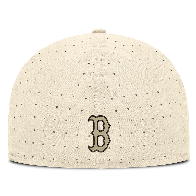 Casquette ajustée Nike True Dri-FIT AeroBill pour homme, couleur naturelle, Boston Red Sox