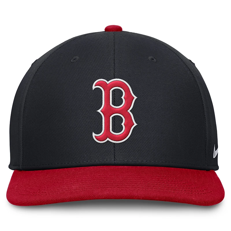 Men's Nike Navy/Red Boston Red Sox Pro Dri-FIT Snapback Hat