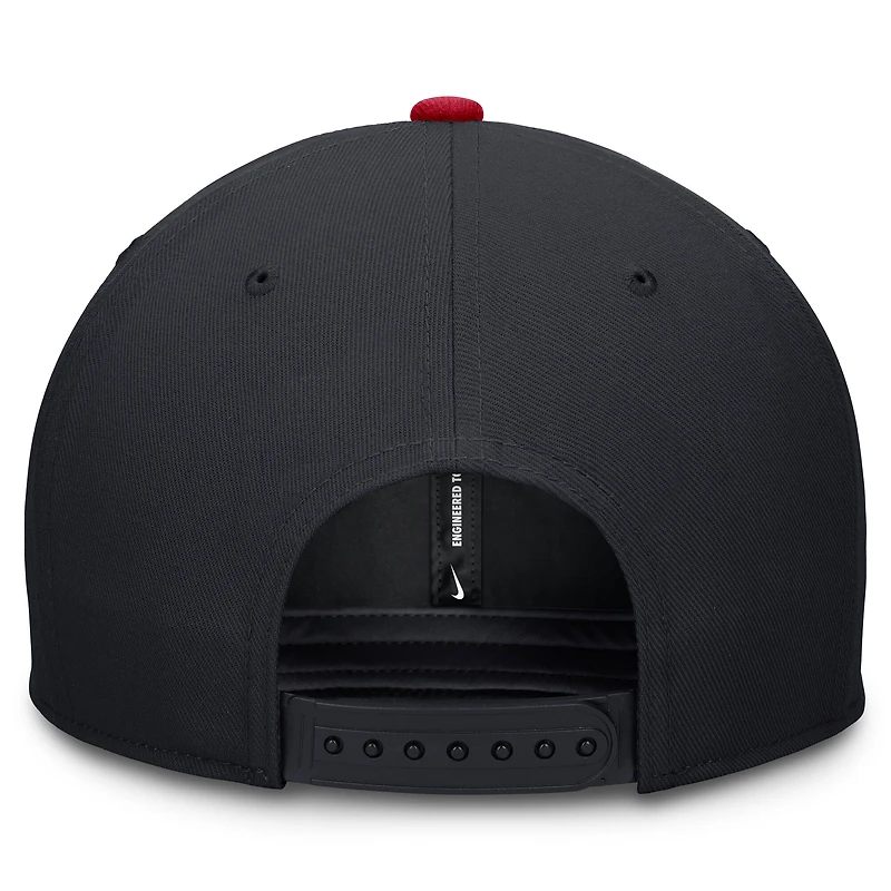 Men's Nike Navy/Red Boston Red Sox Pro Dri-FIT Snapback Hat