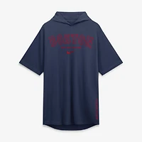 T-shirt à capuche Nike Red Sox Boston bleu marine pour homme, en mélange de trois matières.