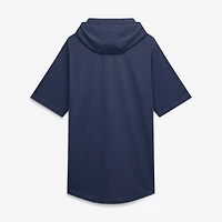 Men's Nike Navy Boston Red Sox Arched Wordmark Tri-Blend Hooded T-Shirt
