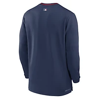 Men's Nike Navy Boston Red Sox Authentic Collection Performance Half-Zip Top