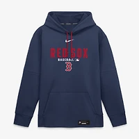 Men's Nike Navy Boston Red Sox Authentic Collection Therma-FIT Hoodie