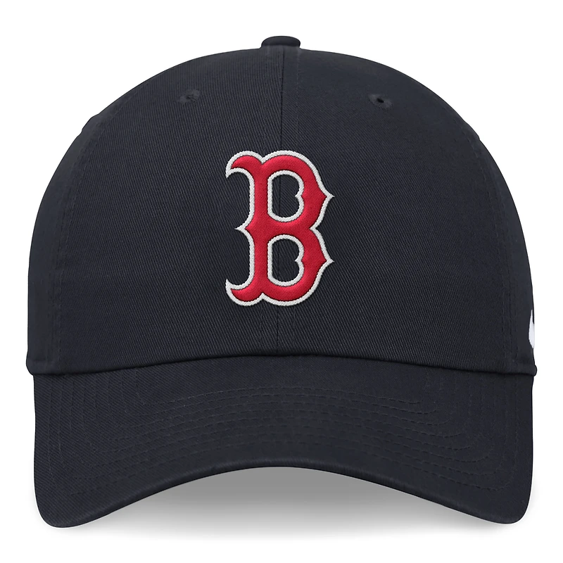 Casquette réglable Nike pour homme, bleu marine, Boston Red Sox Club