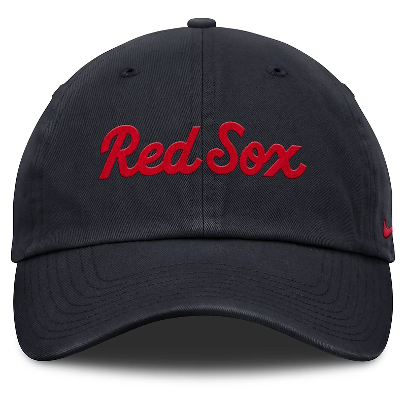 Casquette ajustable Nike bleu marine Boston Red Sox Club pour homme